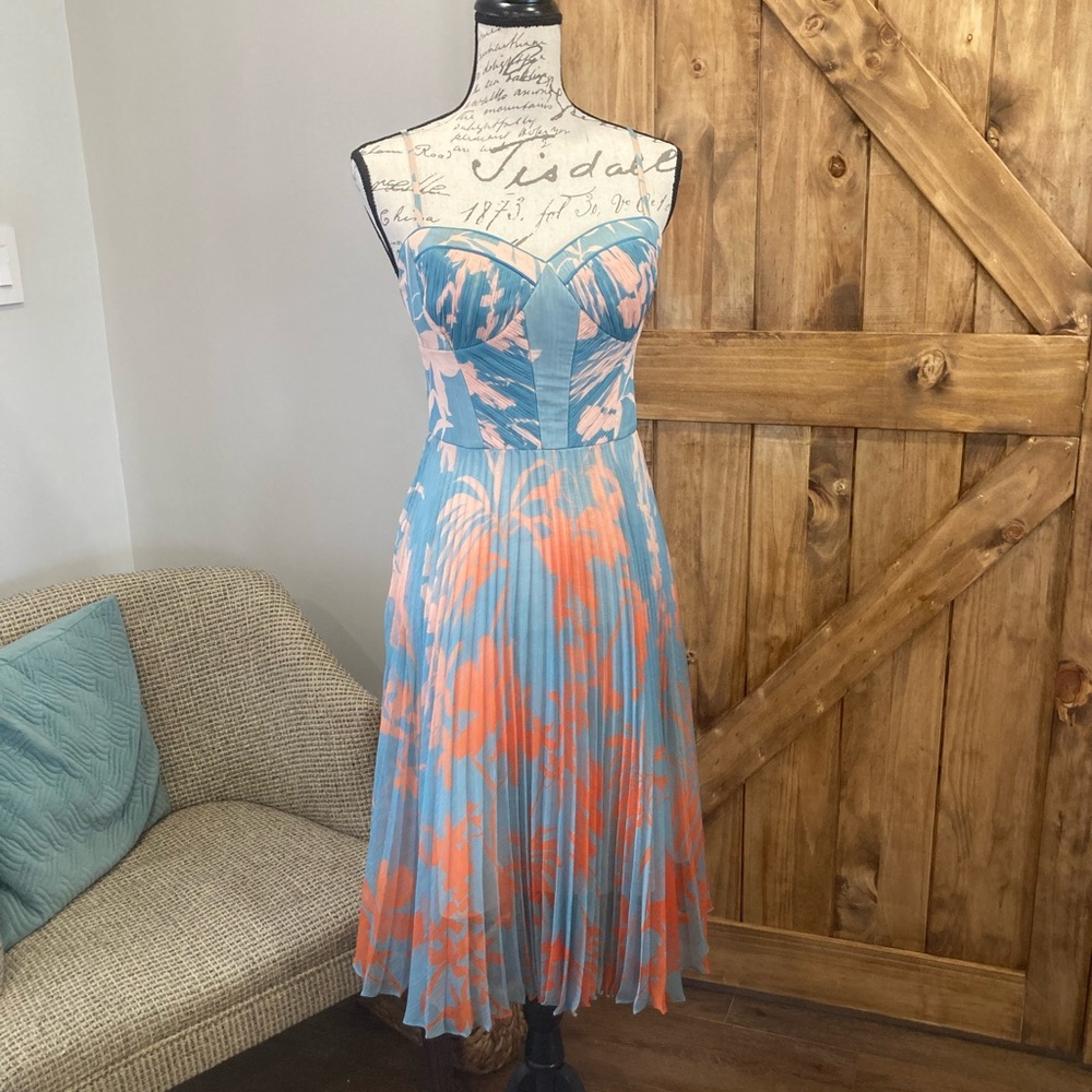 Karen Millen organza spaghetti strap dress 6